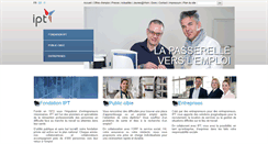 Desktop Screenshot of fondation-ipt.ch
